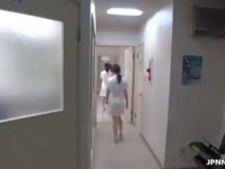 ญี่ปุ่น พยาบาล ได้รับ ดื้อ ด้วย a มีตัณหา part6