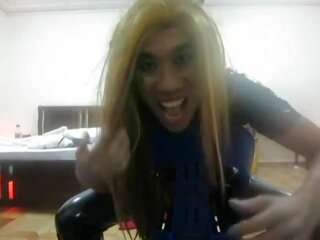 Asia crossdresser turns satanic sissy sundel first time 1