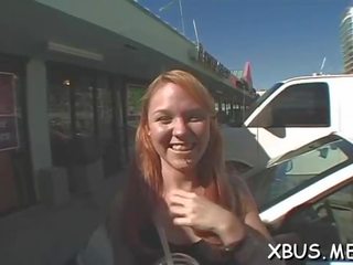 Puhelu tyttö yrittää kuuma auto seksi elokuva