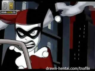 Superhero seks posnetek - batman vs harley quinn