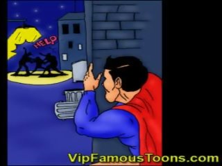 Superman 과 supergirl 트리플 엑스 클립