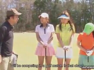 Asia golf panggilan gadis mendapat kacau di itu ninth lubang: dewasa video 2c | xhamster