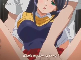 Emocionado hentai joven chica consiguiendo su chorros perra teased