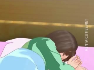 Cute 3D Anime babe Have A Wet Dream