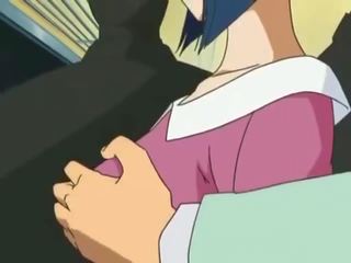 Tremendous nukk oli kruvitud sisse avalik sisse anime