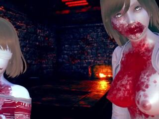 Mempesonakan undead zombi kanak-kanak perempuan mahu kepada makan anda hidup: hd seks klip f6