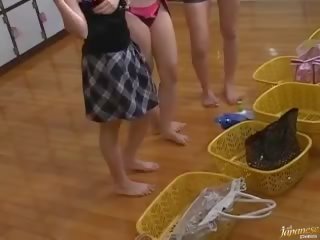 Japanese doll videos off big tits in public bath