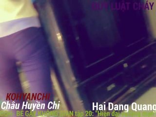 Teen lover Pham Vu Linh Ngoc shy peeing Hai Dang Quang school Chau Huyen Chi fancy woman