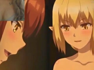 Tres chicas se comen el sperma de un joven pajero - hentai isekai harem parte 1 melinamx