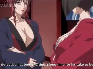 Superb hentai beauty sucking and jumping big dick