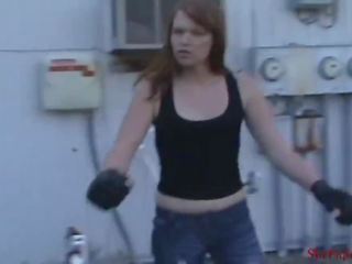 Red's First Beatdown - Brutal Outdoor Beating: Free xxx movie 84