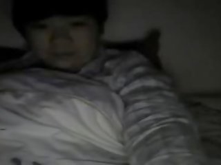 Chinesa querido tocam com cona befor cama