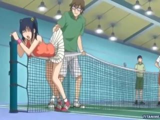 Ένα concupiscent τένις πρακτική