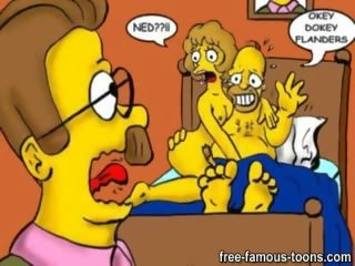Homer simpson familia sexo vídeo