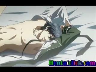 Fascinating Hentai Gay Hardcore sex video And Love In Bed