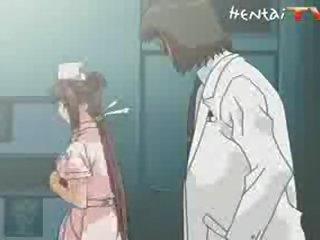 Voluptuous manga nurse gets fucked