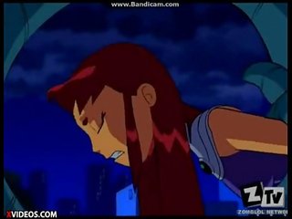 Raven and Starfire fucked by Tentacles full