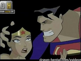 Justice league malaswa pelikula - superman para magtaka babae